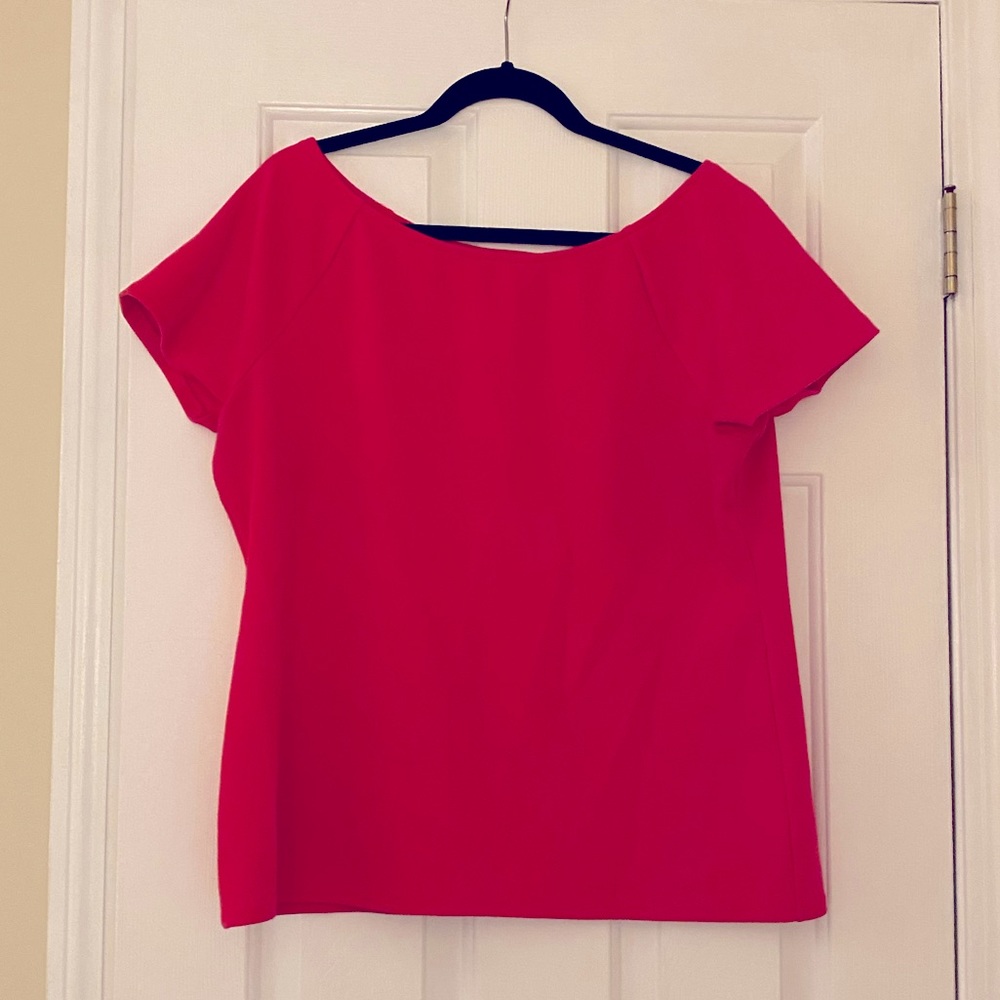 Pink top from Talbots